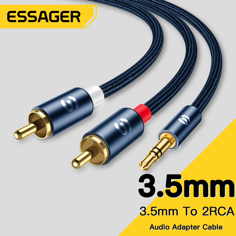 Home Cinema Sound System - Essager Audio Cables 3.5mm Jack to
