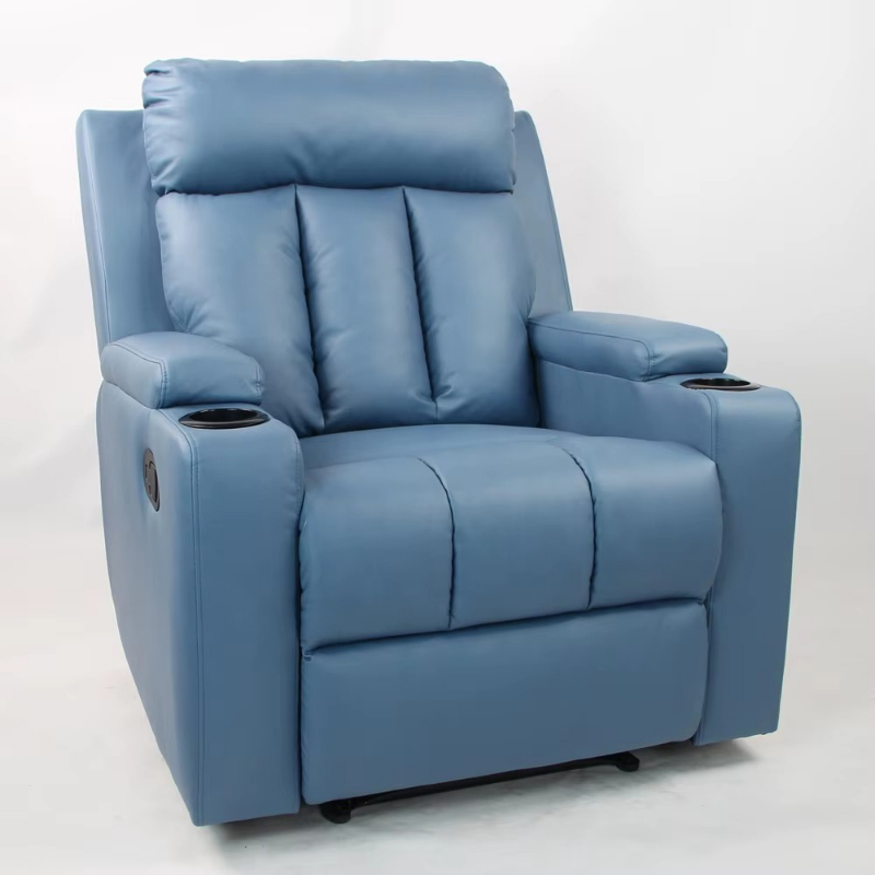 Home Cinema Luxury - Modern Luxury Leather Swivel Shaker Theatre