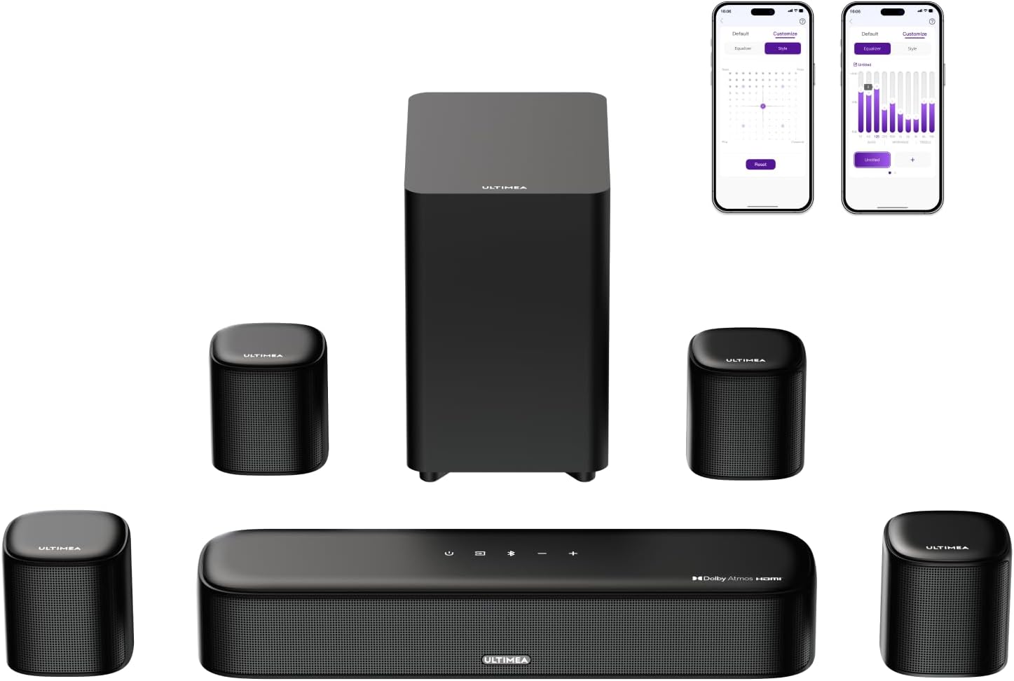 Home Cinema Atmos - 7.1-Channel Dolby Atmos Surround Sound System