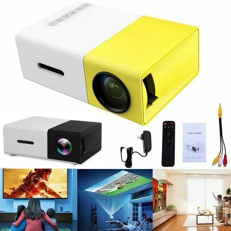 Home Cinema Media Player - New YG300 Pro LED Mini Projector