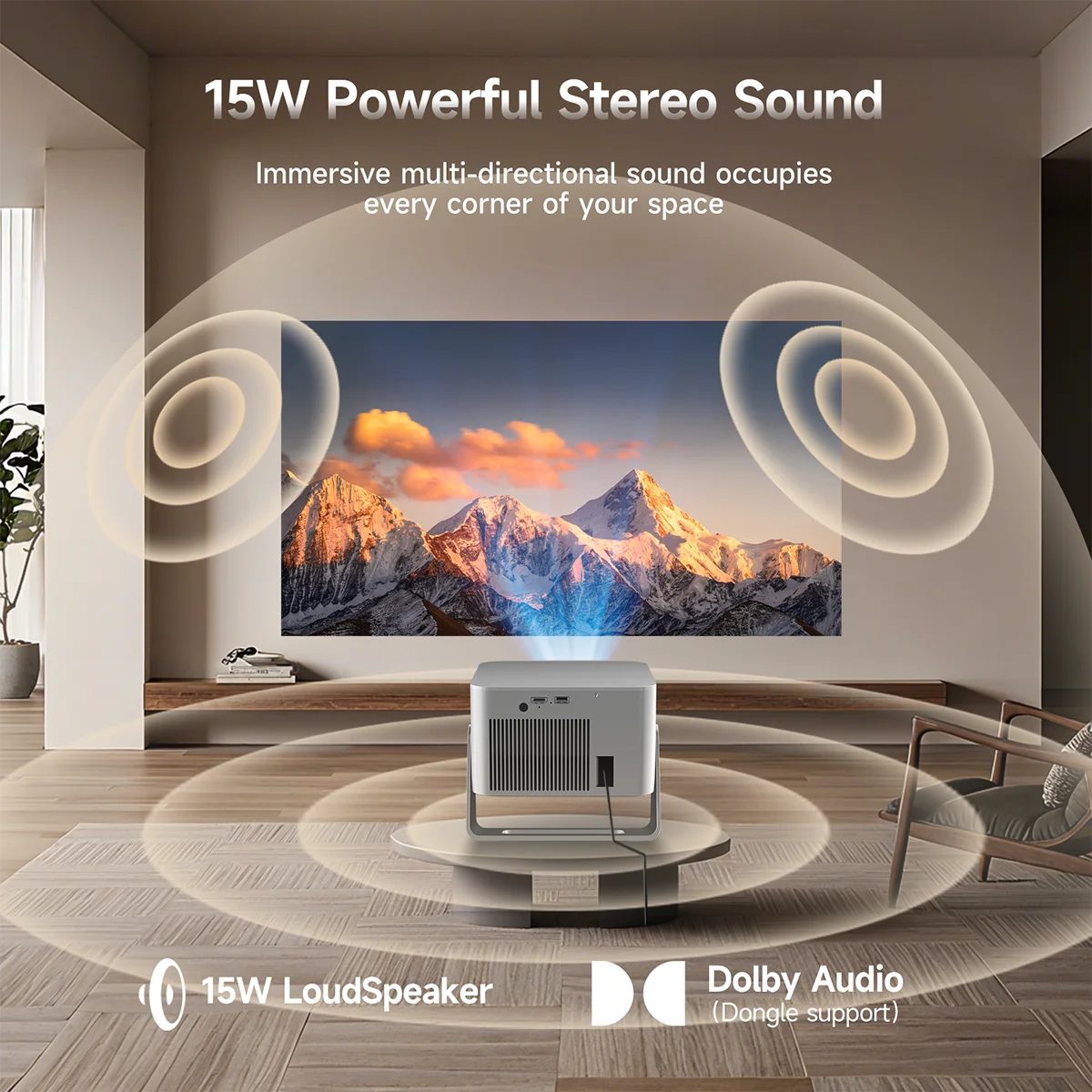 Magcubic HY350GTV Projector wi - Home Cinema Mini ulasan dan harga