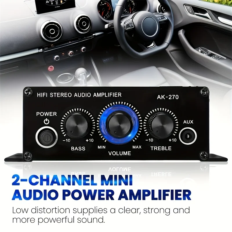 AK-270 HIFI Amplifier Channel  - Home Cinema Sound System ulasan dan harga