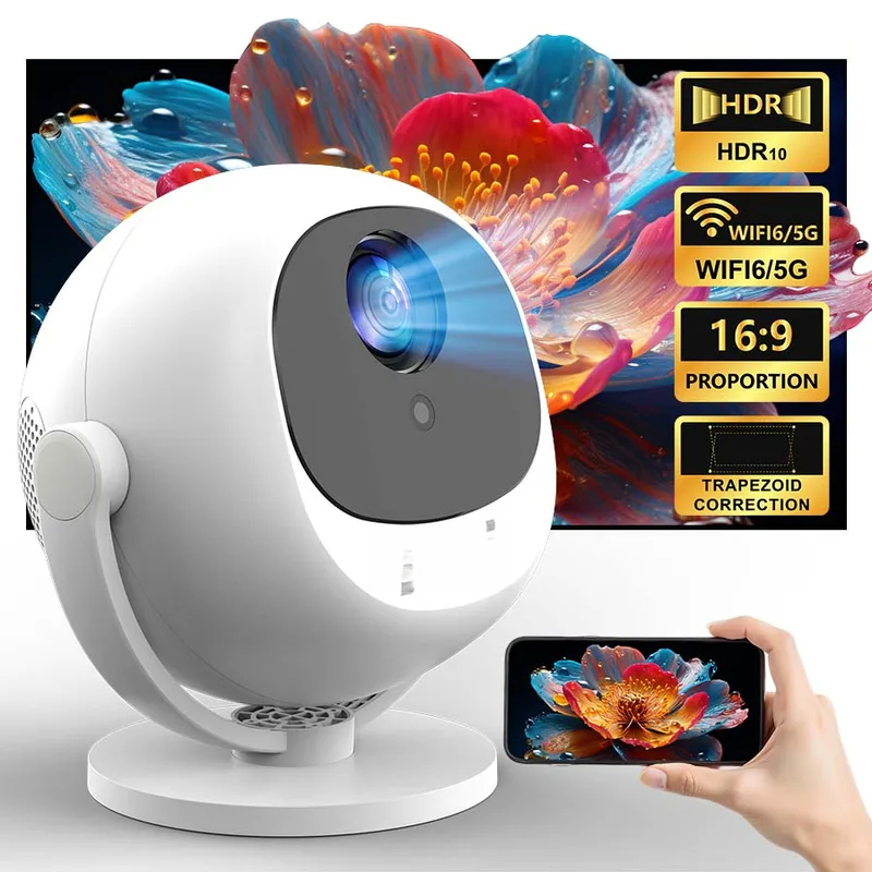 4K Mini Projector Portable Ult - Home Cinema Mini ulasan dan harga