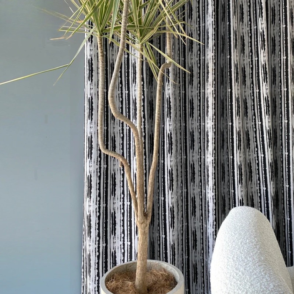 Nordic Jacquard Chenille Black - Blackout Curtain Thick ulasan dan harga