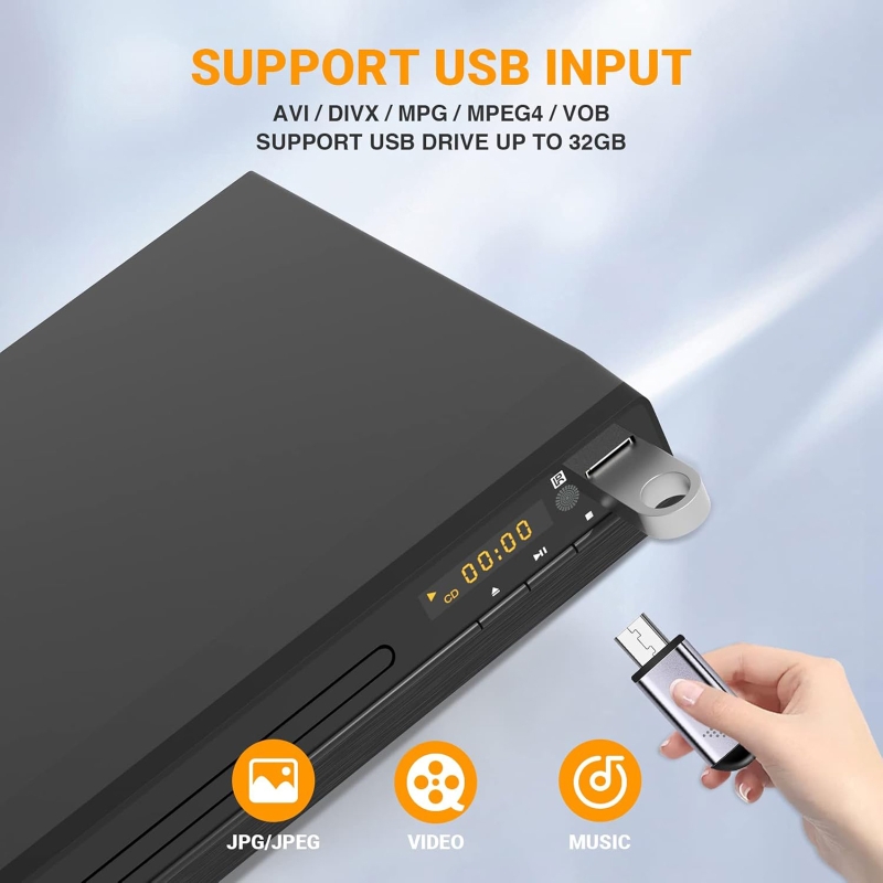 DVD Player 1080P HD Discs Play - Home Cinema Dvd ulasan dan harga