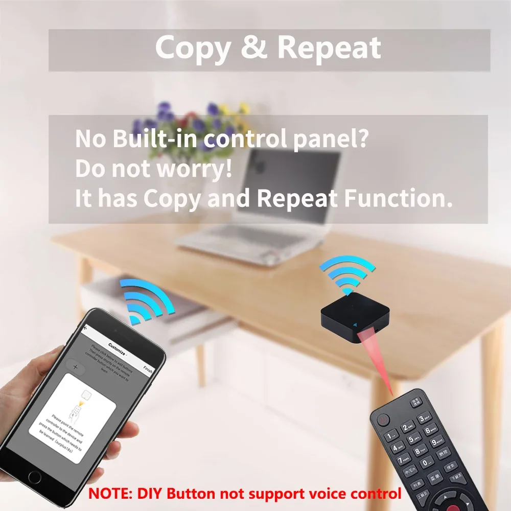 IR Remote Control Smart WiFi U - Home Cinema Dvd ulasan dan harga