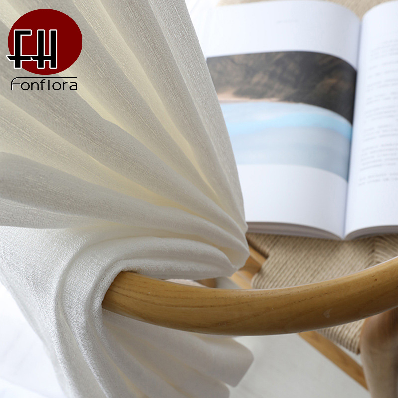 Fonflora Modern Solid White Th - Blackout Curtain Thick ulasan dan harga