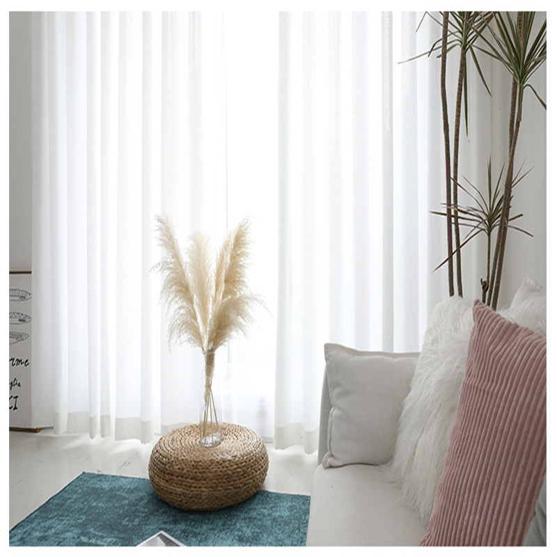 Fonflora Modern Solid White Th - Blackout Curtain Thick ulasan dan harga