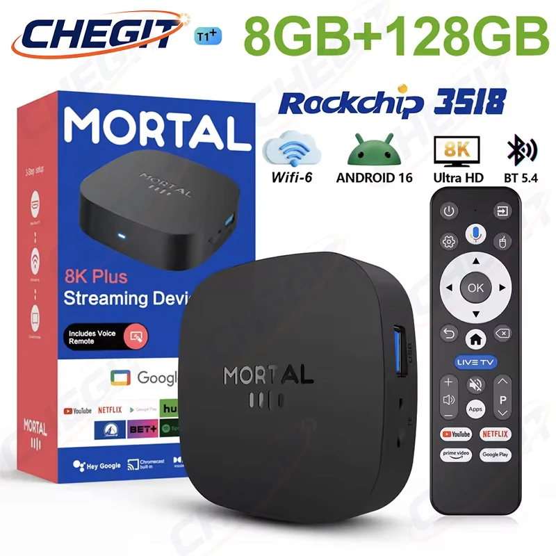 2026 New T1+ 8K HD TV Box Andr - Home Cinema Media Player ulasan dan harga