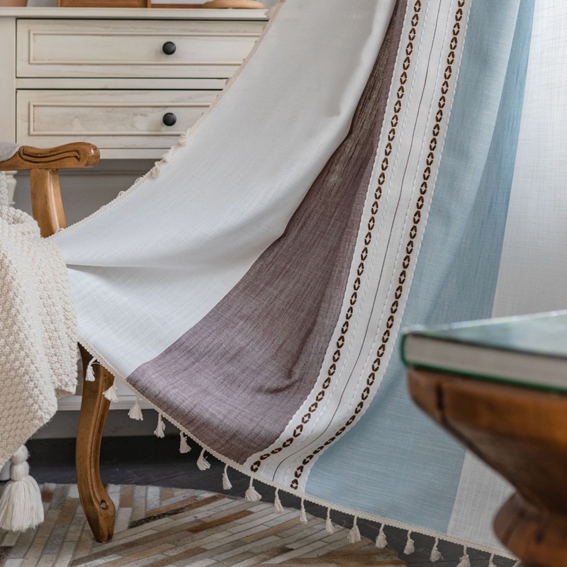 American Style Thick Cotton Li - Blackout Curtain Thick ulasan dan harga