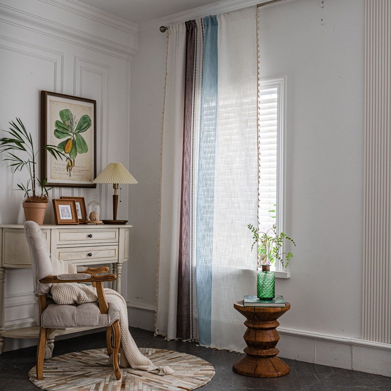 American Style Thick Cotton Li - Blackout Curtain Thick ulasan dan harga