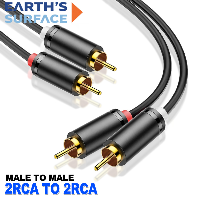 Dual RCA Cable HIFI Stereo 2 R - Home Cinema Sound System ulasan dan harga