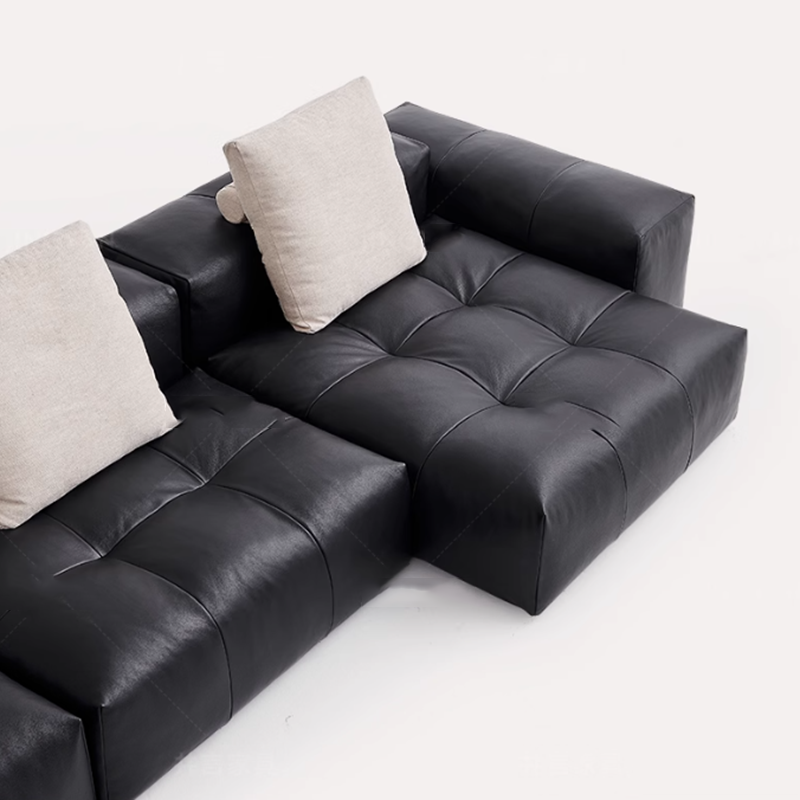 Nordic Leather Compressed Sofa - Home Cinema Luxury ulasan dan harga