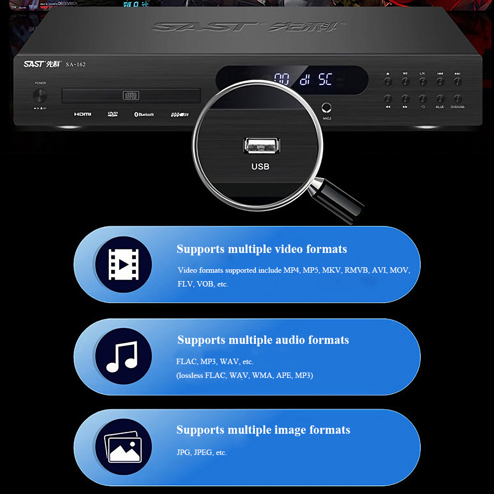 Full Format DVD/CD Player with - Home Cinema Dvd ulasan dan harga