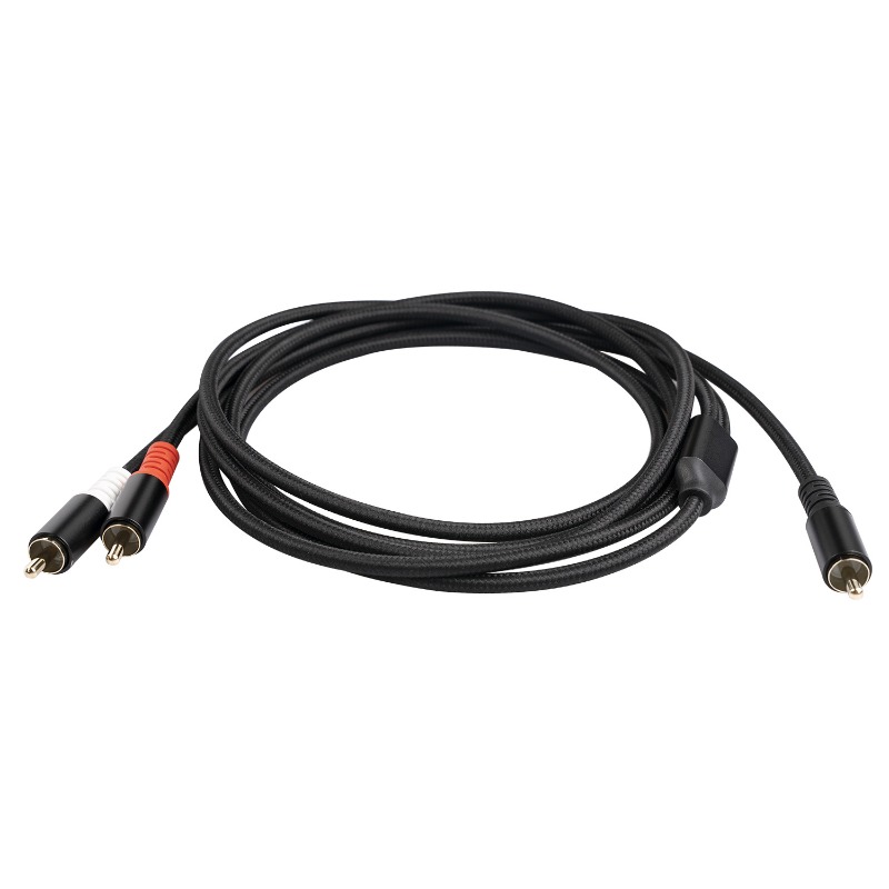 1/2/3M 1 RCA Male To 2 RCA Mal - Home Cinema Sound System ulasan dan harga