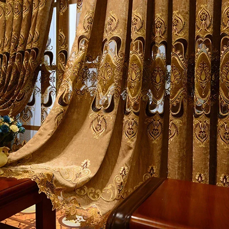 European Style Embroidered Lux - Blackout Curtain Thick ulasan dan harga
