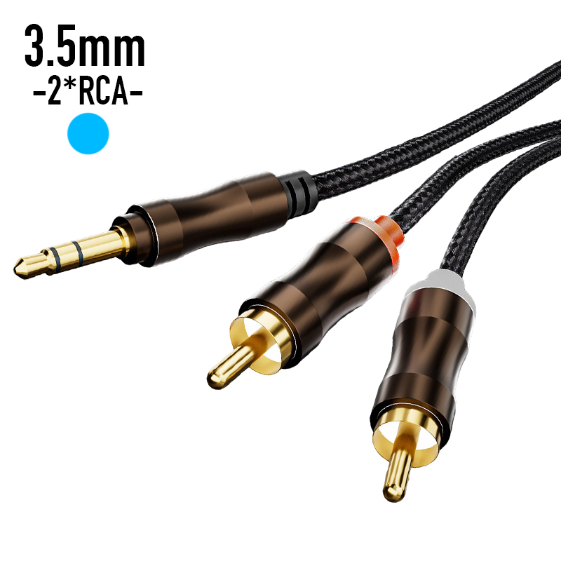 RCA To 3.5 mm Jack Aux Audio C - Home Cinema Sound System ulasan dan harga