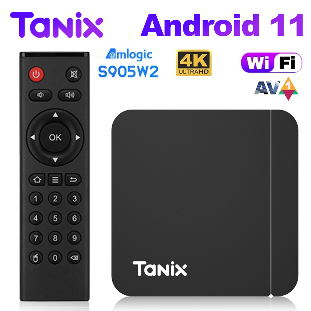Tanix W2 Android11 TV Box Amlo - Home Cinema Media Player ulasan dan harga